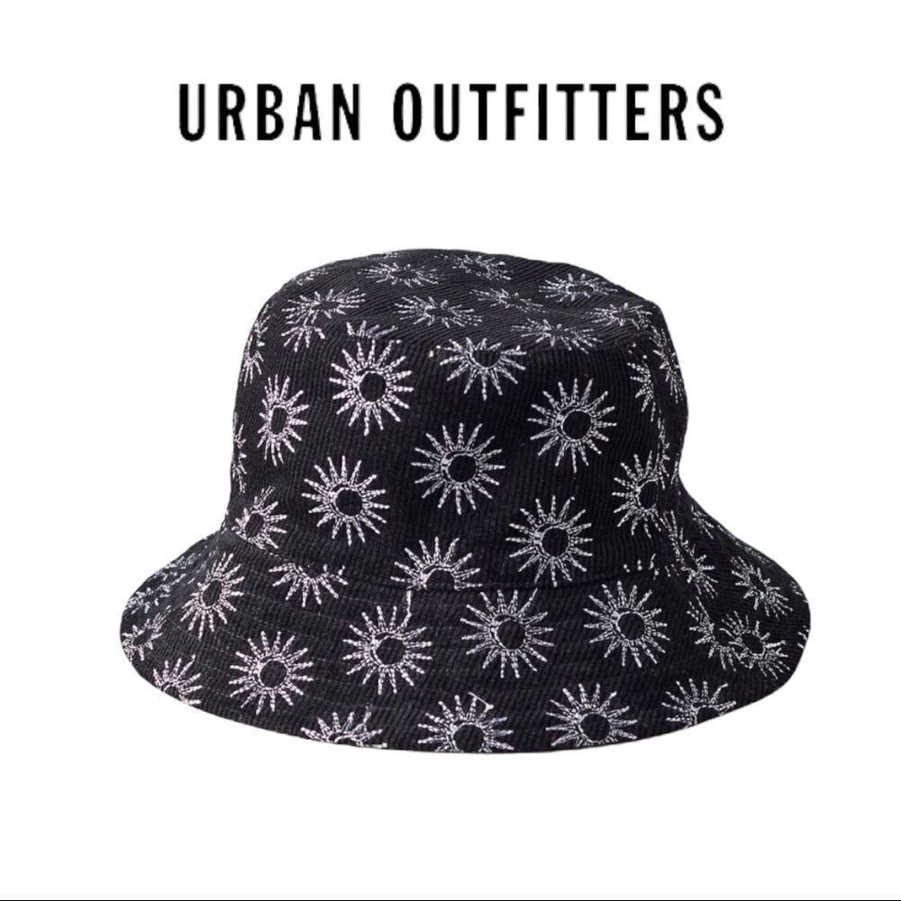 NEW Icon Urban Outfitters UO Corduroy Black Bucket Hat